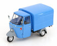 Mitica 1:18 Piaggio Ape P501 Kasten 1979 blauw met vitrine