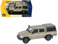 Para 64 1:64 Toyota Land Cruiser LC 79 Pickup Truck Sandy Taupe with Camper Shell 2014 LHD