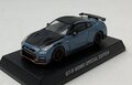 Kyosho 1:64 Nissan GTR ( R35) Nismo Coupe 2022 with book blauw zwart