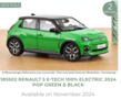 Norev 1:18 Renault 5 E-Tech 100% Electric 2024 Pop Green & Black. Verwacht 11-2024