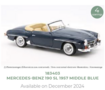 Norev 1:18 Mercedes-Benz 190 SL 1957 Middle Blue  . Verwacht 12-2024