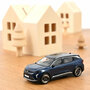 Norev 1:43 Renault Scenic E-Tech 100% Electric 2024 Midnight Blue in vitrine