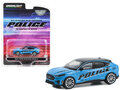 Greenlight 1:64 Ford Mustang Mach-E 2022 Police Blue with Black Top - All-Electric Pilot Program Vehicle - Hobby Exclusive