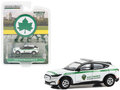 Greenlight 1:64 Ford Mustang Mach-E 2023 White with Green Stripes - New York City Department of Parks & Recreation - Hobby Exclusive