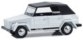 Greenlight 1:64 Volkswagen Thing (Type 181) 1973 White with Black Soft Top - Club Vee-Dub Series 18