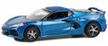 Greenlight 1:64 Chevrolet Corvette C8 Stingray 2LT 2020 (Lot no1259) in Rapid Blue with Black Interior - Barrett-Jackson 'Scottsdale Edition' Series 12