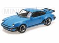 Minichamps 1:12 Porsche 911 Turbo Mexico blue 1977 - Limited 100 pcs