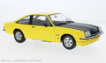 MCG 1:18 Opel Manta B GT/E Coupe geel/ zwart 1975 . Verwacht 