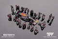 Mini GT 1:64 RedBull Racing RB19 Pit Crew Set no 1 Max Verstappen Japanese Grand Prix 2023. Levering 05-2025