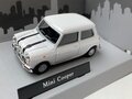 Cararama 1:43 Mini Cooper wit met zwarte strepen "The Italian Job" 