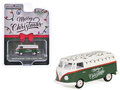 Greenlight 1:64 Volkswagen Type 2 Panel Van "Christmas 2024" Green and White with Graphics "Hobby Exclusive" 