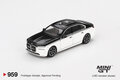 Mini GT 1:64 BMW I7 Xdrive60 Alpine wit zwart 2024 LHD. Verwacht .juli-2025