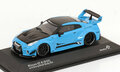 Solido 1:43 Nissan GT-R (R35) Liberty Walk Body Kit 2019 blauw zwart