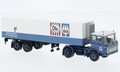 Brekina 1:87 DAF FT 2600 Koeloplegger -SZ, 1962 - Iglo-Ola - , Binfürst Transport BV blauw wit