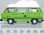 Oxford 1:76 Volkswagen T25 Wesfalia Camper groen wit_