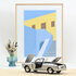 Norev 1:18 Peugeot 404 Convertible 1967 zilver_