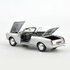 Norev 1:18 Peugeot 404 Convertible 1967 zilver_