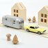 Norev 1:43 Ford Mustang 1968 Light Yellow and Air stream Caravan Jet-car_