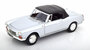 Norev 1:18 Peugeot 404 Convertible 1967 zilver_