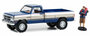 Greenlight 1:64 Dodge Ram Power Ram 250 zilver blauw 1993 with Backpacker The Hobby Shop Series 15_