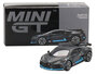 Mini GT 1:64 Bugatti Divo Presentation, black/blue, LHD - Mijo Exclusive_