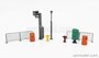 Tiny Toys 1:43 Accessories Set Transenne Street - Barricades - Semaforo - Traffic lights 2000_