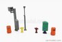 Tiny Toys 1:43 Accessories Set Transenne Street - Barricades - Semaforo - Traffic lights 2000_