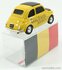 Brumm 1:43 Fiat 500 Belgio geel - Volle Petrole ! - Een Frietje Steken? 2018_