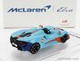 CM Models 1:64 McLaren Elva Gulf Livery 2020 lichtblauw oranje_