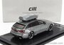 CM Models 1:64 Audi RS6 Avant C8 SW Station Wagon 2021 grijs met dakkoffer_