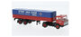 Brekina 1:87 DAF FT 2600 PP-SZ, Steef v. Loon, Haarlem 1962 blauw rood_