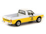 Tarmac 1:64 Volkswagen Caddy Pickup Truck White and Yellow "Moon Equipment Co. - Mooneyes" "Collab64" _