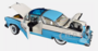 Lucky Diecast 1:18 Ford Crown Victoria 1955 blauw wit_