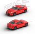 Pop Race 1:64 Toyota GR 86 2022 - Track Red_