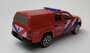 Bburago 1:43 Volkswagen Amarok Brandweer rood in window-box_