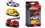 Majorette S.O.S. set Nederland, met Mercedes Benz GT AMG, Renault Master & MAN TGS, met licht en geluid,_