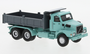 Brekina 1:87 Volvo N 10 Kipper 1980 light turquois , grey_