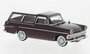 Brekina 1:87 Opel P2 Caravan donkerrood_