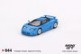 Mini GT 1:64 Bugatti EB 110 GT, blue bugatti_