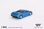 Mini GT 1:64 Bugatti EB 110 GT, blue bugatti_