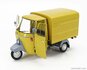 Mitica 1:18 Piaggio Ape P501 Kasten 1979 geel met vitrine_