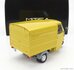 Mitica 1:18 Piaggio Ape P501 Kasten 1979 geel met vitrine_