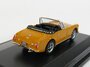 Oxford 1:76 MG Midget MkIII donker geel in vitrine_