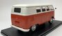 Atlas 1:24 Volkswagen Combi T1 1960 rood wit in blisterverpakking_