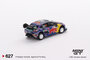 Mini GT 1:64 Ford Puma Rally1 no 42 M-Sport Ford WRT 2022 Rally Italia Sardegna 2nd Place_