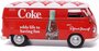 Motor City 1:43 Volkswagen Cargo Van 1962 Coca Cola rood/ wit_