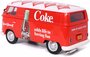 Motor City 1:43 Volkswagen Cargo Van 1962 Coca Cola rood/ wit_