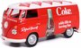 Motor City 1:43 Volkswagen Cargo Van 1962 Coca Cola rood/ wit_