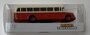 Brekina 1:87 MAN MKN Rundhauber 1952 rood / beige bus_