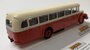 Brekina 1:87 MAN MKN Rundhauber 1952 rood / beige bus_